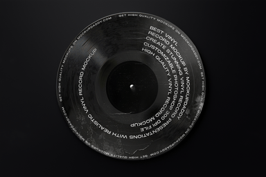 Vinyl Record Mockup for Album Covers