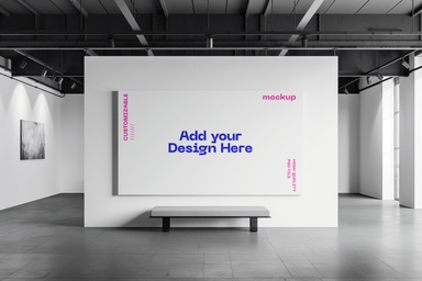 Premium Art Gallery Wall Art Mock up
