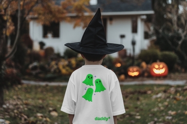 Kids Tshirt Mockup for Halloween