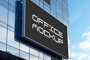 Game Changer Building Signage Mockup