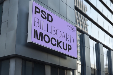 Insta Worthy Building Signage Mockup