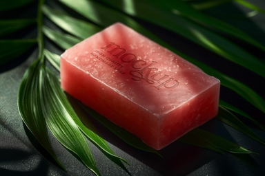 Pink Handmade Soap Mockup