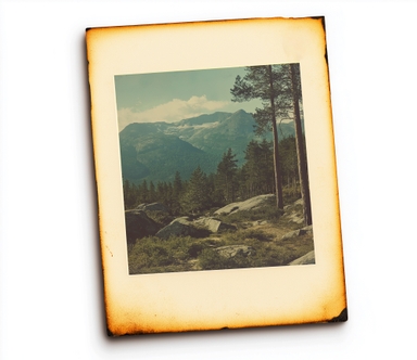 Vintage Polaroid Mockup