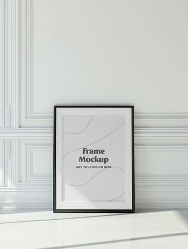 Three Ratio Two Modern Picture Frame Mockup
