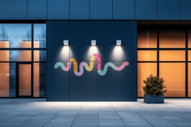 Exterior Murals Wall Mockup