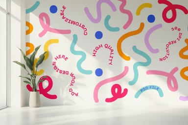 Home Wall Branding Mockup