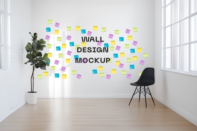 Studio Wall PSD Mockup