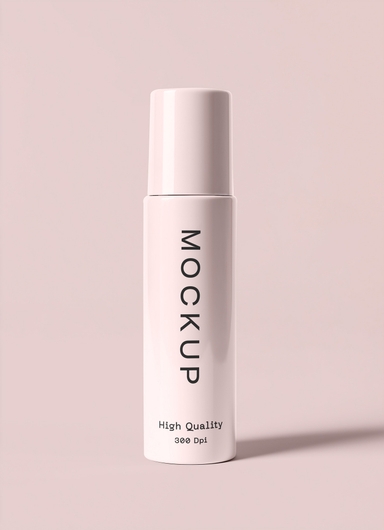 Roll-on Deo Bottle Skincare Container Mockup