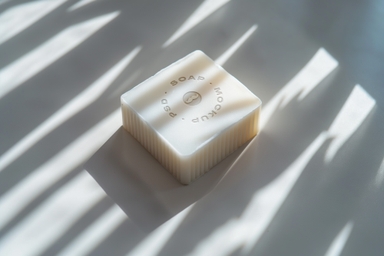 Square Coconut Soap Design Mockup