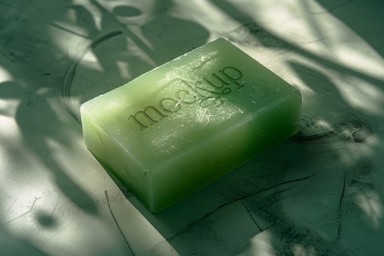 Tea Tree-Scented Handmade Soap Mockup