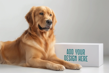 Logo Mockup for Pet Food Packaging
