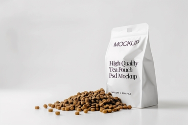 Mockup for Pet Food Packaging Design