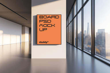 Corporate Headquarters Building Frame Mockup