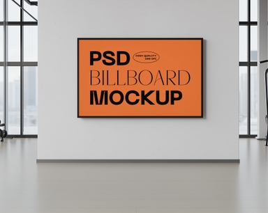 Gym TV PSD Mockup