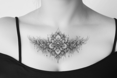 Women Chest Logo Mockup