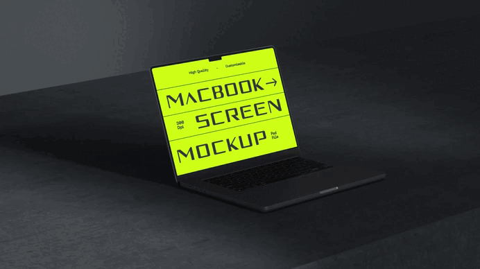 Animated MacBook Pro Mockup