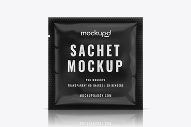 Sachet Mockup - 4 Sizes