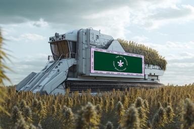 Futuristic CBD Oil Harvester Mockup for Branding and Promotion