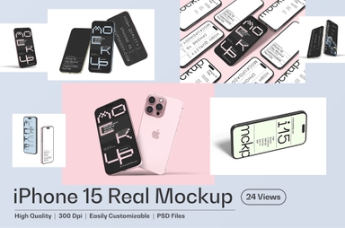 iPhone 15 Mockup