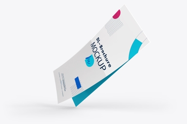 Free DL Brochure Mockup