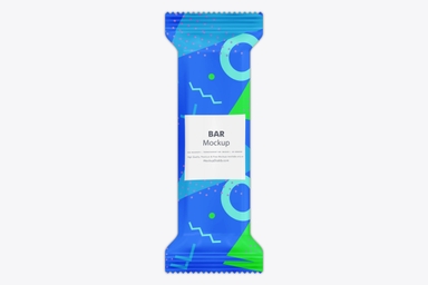 Chocolate Large Bar Mockup