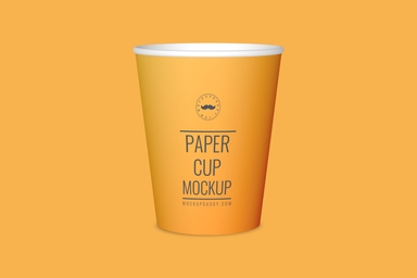 Medium Paper Cup Mockup