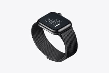Metal Band iWatch 5 Mockup