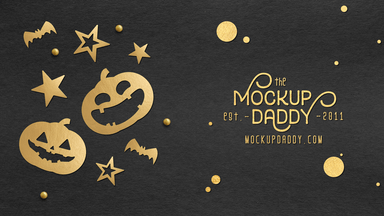 Free Halloween Mockup