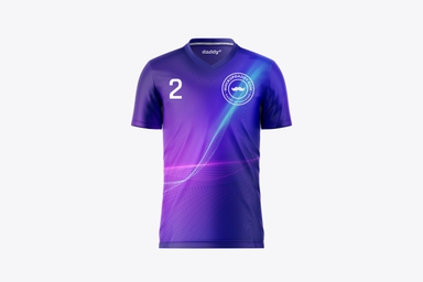 V Neck Men's Jersey Mockup