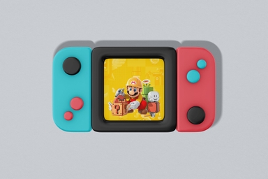 Retro Gaming Devices Mockup