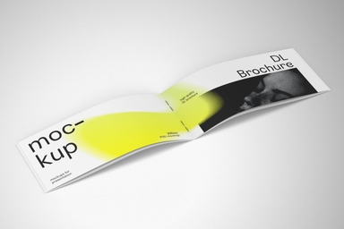 DL Landscape Brochure Mockup