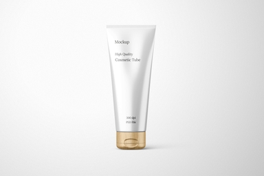 Wooden Cap Cosmetics Mockup