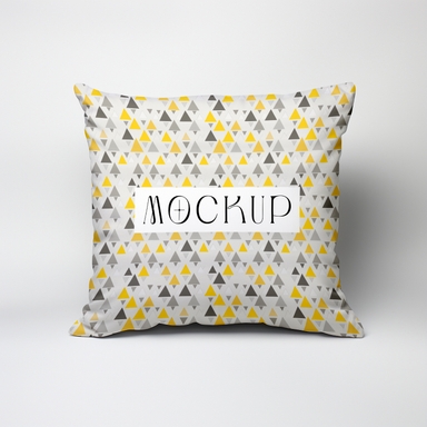 Square Cushion PSD Mockup