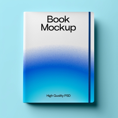 Hardcover Diary Mockup with Elastic Band