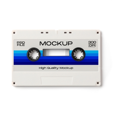 Vintage Cassette Mockup