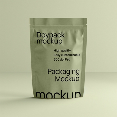 Doypack PSD Mockup