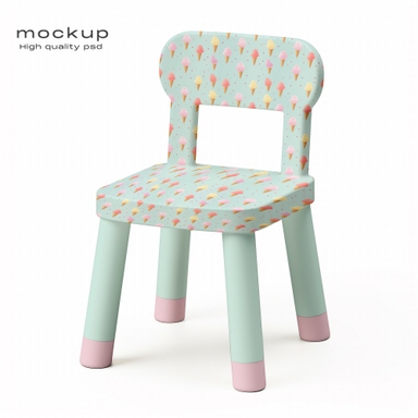 Kids Chair PSD Mockup