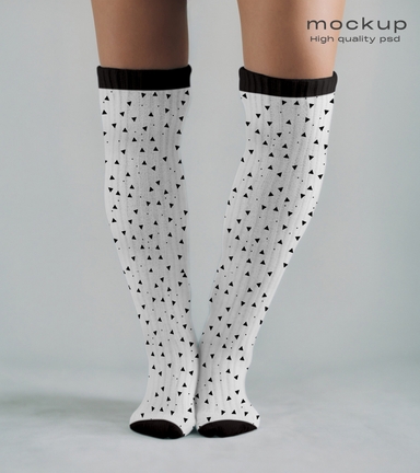 Long Socks Mockup