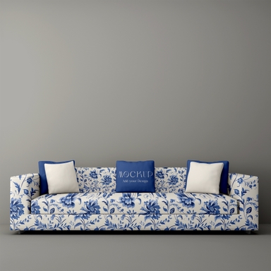 Customizable Modern Couch Mockup