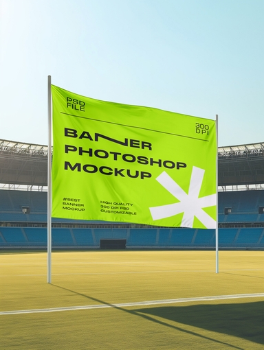 Large Banner Mockup in Playground