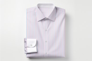 Customizable Folded Formal Shirt Mockup