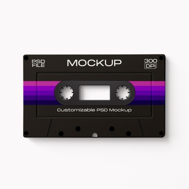 Cassette Photoshop Mockup