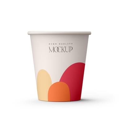 Customizable Paper Cup PSD Mockup