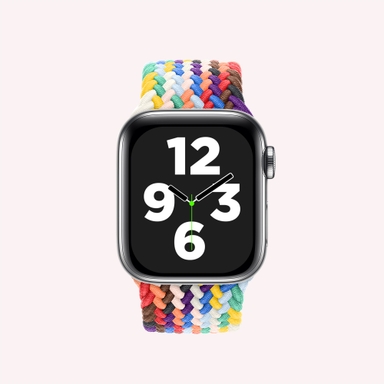 Smartwatch Mockup with Multicolor Band