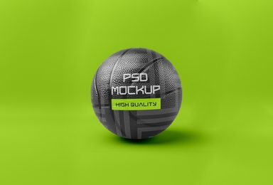Customizable Basketball Mockup