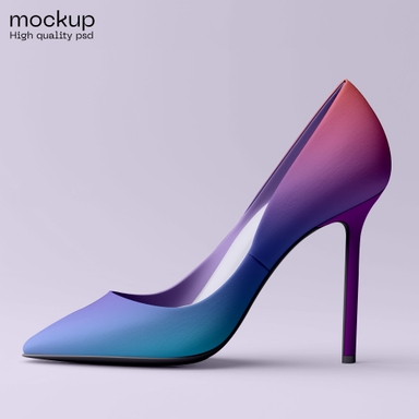 Woman's High Heels Mockup