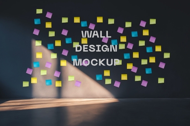 Dark Wall Branding Mockup