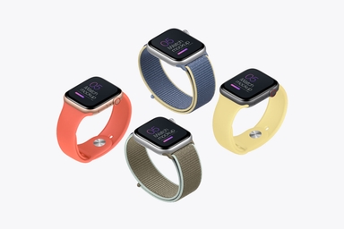 Apple Watch Series 5 Isometric Mockup