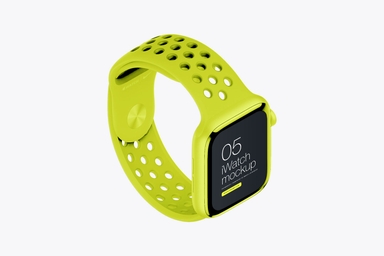 iWatch Series 5 Nike Edition Mockup