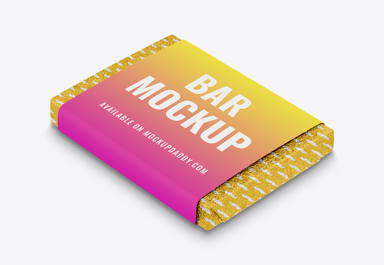 Chocolate Bar Wrapper Mockup